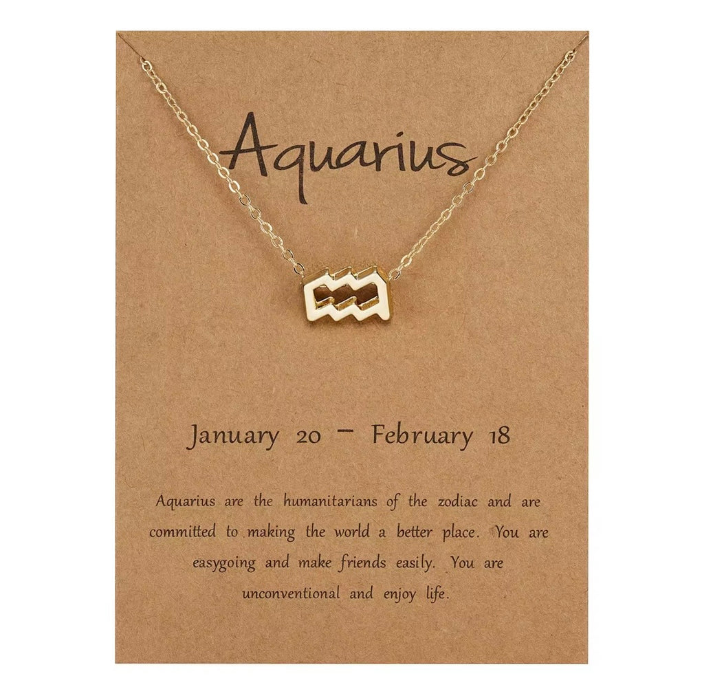 Κολιέ Ζωδίου Υδροχόος – Unisex Κόσμημα